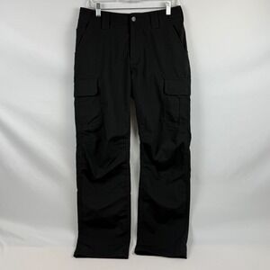Under Armour Storm Black Cargo Pants Loose Fit Men Size‎ 30 32 Tactical Utility